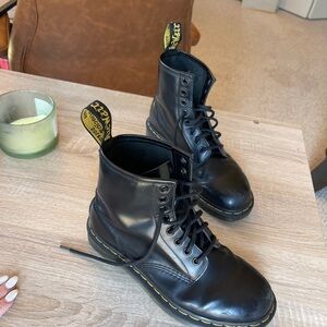 Dr. Martens Black Lace-Up Boots